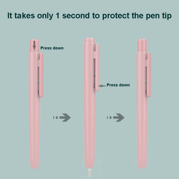Automatic Retractable Stylus Pen Case For Apple Pencil 2(Pink)