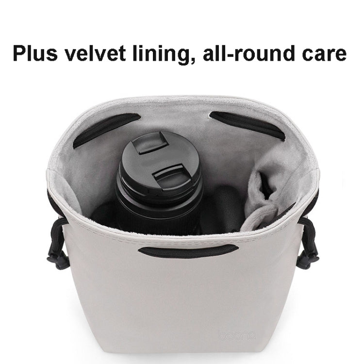 Baona Camera Bag Lens Drawstring Pouch, Size: Large(Blue)