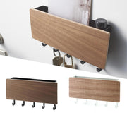 Punch-free Wall Key Hanger Multifunctional Hook Holder(White)