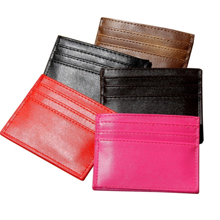 Men Card Holder Driver License Holster Multi Card Bank Card Holder(Dark Brown)