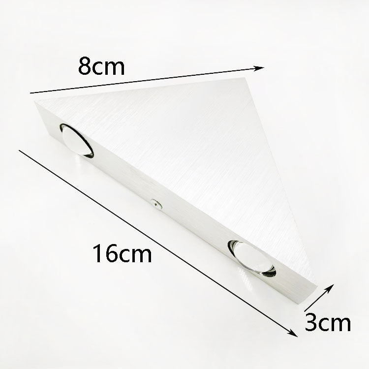 9W LED Triangle Wall Light Interior Corridor Aisle Lights(Purple Light)