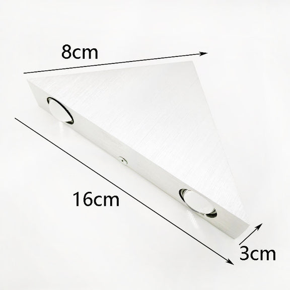 9W LED Triangle Wall Light Interior Corridor Aisle Lights(Purple Light)