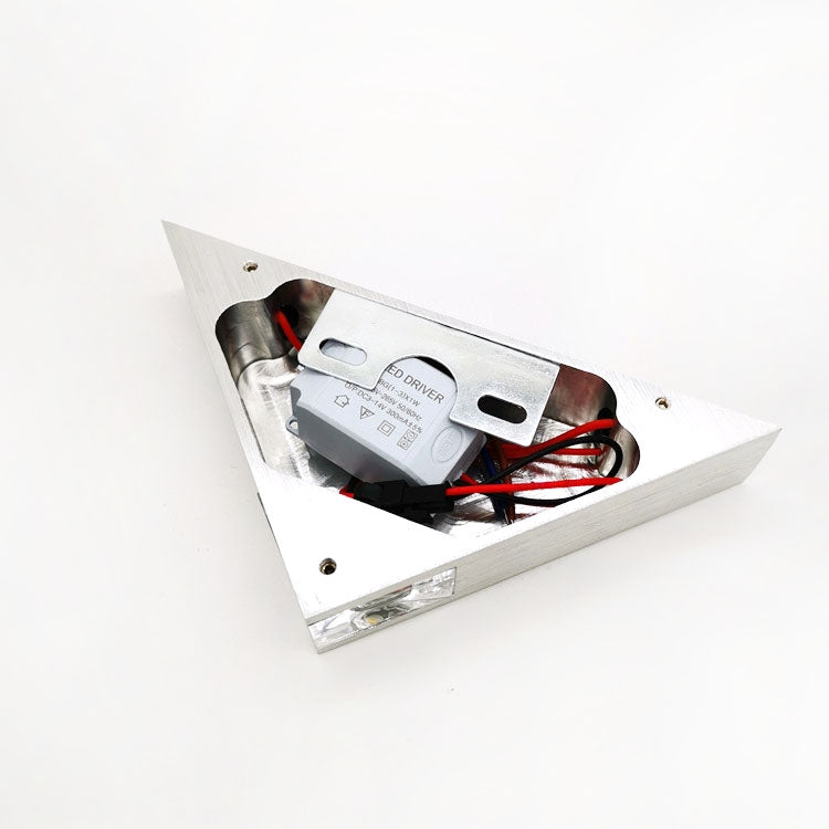 9W LED Triangle Wall Light Interior Corridor Aisle Lights(Purple Light)