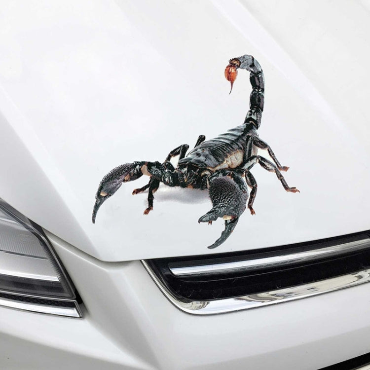 Creative Personality Scratch Cover  Car Body Sticker(Black Spider)