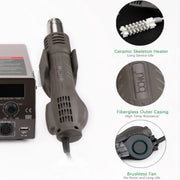 BAKU BA-602D+ Welding Station Set Dual Digital Display Mobile Phone Repair Tin Welding Tool, Specification:EU Plug