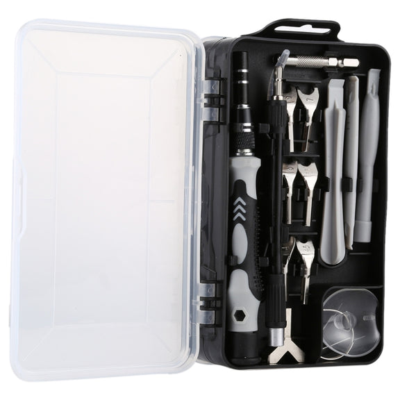 135 in 1 DIY Mobile Phone Disassembly Tool Clock Repair Multi-function Tool Screwdriver Set(Black Gray)