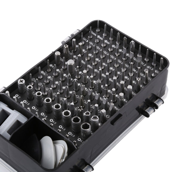 135 in 1 DIY Mobile Phone Disassembly Tool Clock Repair Multi-function Tool Screwdriver Set(Black Gray)