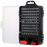 135 in 1 DIY Mobile Phone Disassembly Tool Clock Repair Multi-function Tool Screwdriver Set(Black Red)