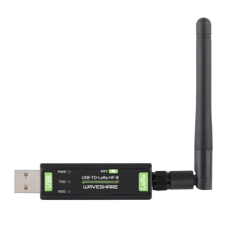 2pcs Waveshare 24516  USB To LoRa Data Transfer Module Based On SX1262 HF Version Using XTAL Crystal Oscillator