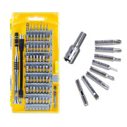 Portable Cloth Bag Mobile Phone Disassembly Maintenance Tool Multi-function Combination Tool Screwdriver Set(Blue)