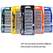 Portable Cloth Bag Mobile Phone Disassembly Maintenance Tool Multi-function Combination Tool Screwdriver Set(Blue)