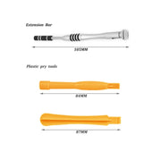 110 in 1 Watch Mobile Phone Disassembly Maintenance Tool Multi-function Chrome Vanadium Steel Screwdriver Set(Yellow)