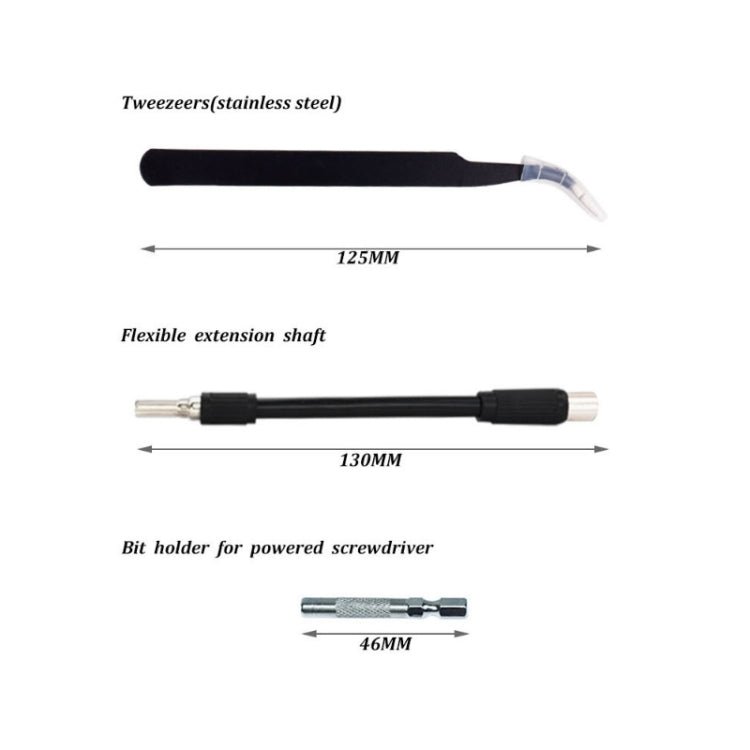110 in 1 Watch Mobile Phone Disassembly Maintenance Tool Multi-function Chrome Vanadium Steel Screwdriver Set(Yellow)