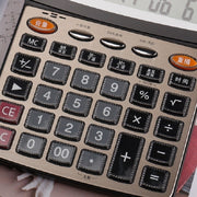 Deli 1559N Live Voice Calculator Multifunctional Office Finance 12-bit Calculator