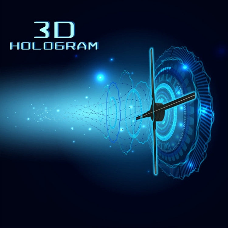 56CM KY-4 WIFI Holographic 3D Fan Shape LED Advertising Machine, Resolution: 1024 x 638 Pixels, Plug Type:US Plug