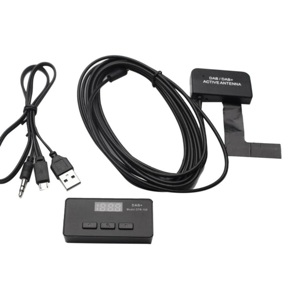 DAB+Digital Broadcasting Receiver Box Car DAB+Receiver Box with FM Forwarding