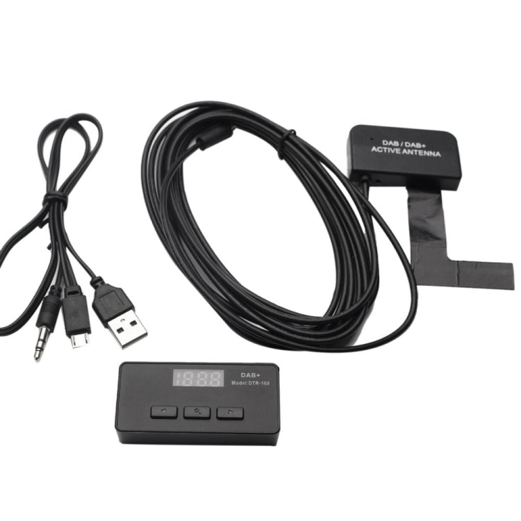 DAB+Digital Broadcasting Receiver Box Car DAB+Receiver Box with FM Forwarding
