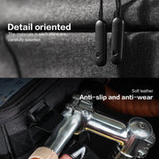 Rhinowalk Bicycle Front Handle Bag Camera Bag Water-resistant 7.5 inch Large Touch Screen Navigation Mobile Phone Bag Bicycle Bag(Dark Gray)