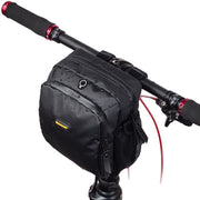 Rhinowalk Bicycle Front Bag Water-resistant Handlebar Bag Folding Bike Front Bag Large Capacity Riding Bag(Matt Black)