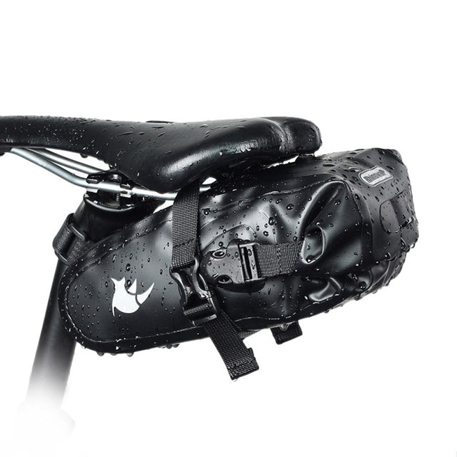 Rhinowalk TF550 Bicycle Tail Bag Water-resistant Bicycle Saddle Bag Mountain Bike Back Seat Bag Riding Bag