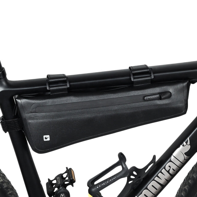 Rhinowalk Bicycle Front Beam Triangle Bag TPU Water-resistant Mountain Road Bike Long-distance Riding Saddle Bag(Small 2.2L)