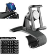 Car Mobile Phone Holder Buckle Instrument Trolley Inner Clip Mobile Phone Navigation Bracket With Number Plate - Car Holders by PMC TechLife | Online Shopping South Africa | PMC TechLife
