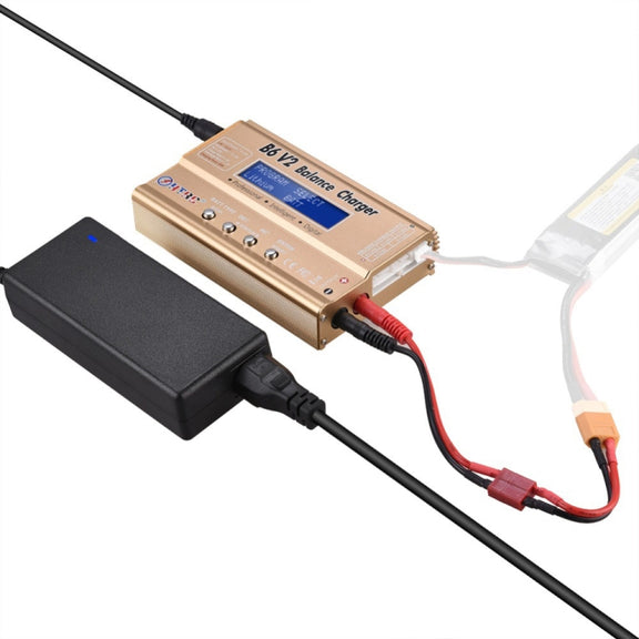 HTRC B6 V2 Model Airplane Charger Smart Balance Charger, UK Plug