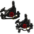 ZOOM HB100 Mountain Bike Hydraulic Brake Caliper Folding Bike Cable Pull Hydraulic Disc Brake Caliper, Style:Front and Rear(Black) - free shipping - PMC TechLife - Order now!