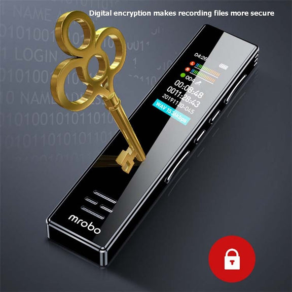 MROBO A10 Professional Voice Recorder HD Noise Reduction Student MP3 Color Screen Player, Capacity: 16 GB