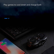 AH-102 Type-C / USB-C + USB Interface Dual Cooling And Fast Cooling Mobile Phone Radiator for 4-6.5 inch Mobile Phones, Power Cable Length: 1.5m(Black)