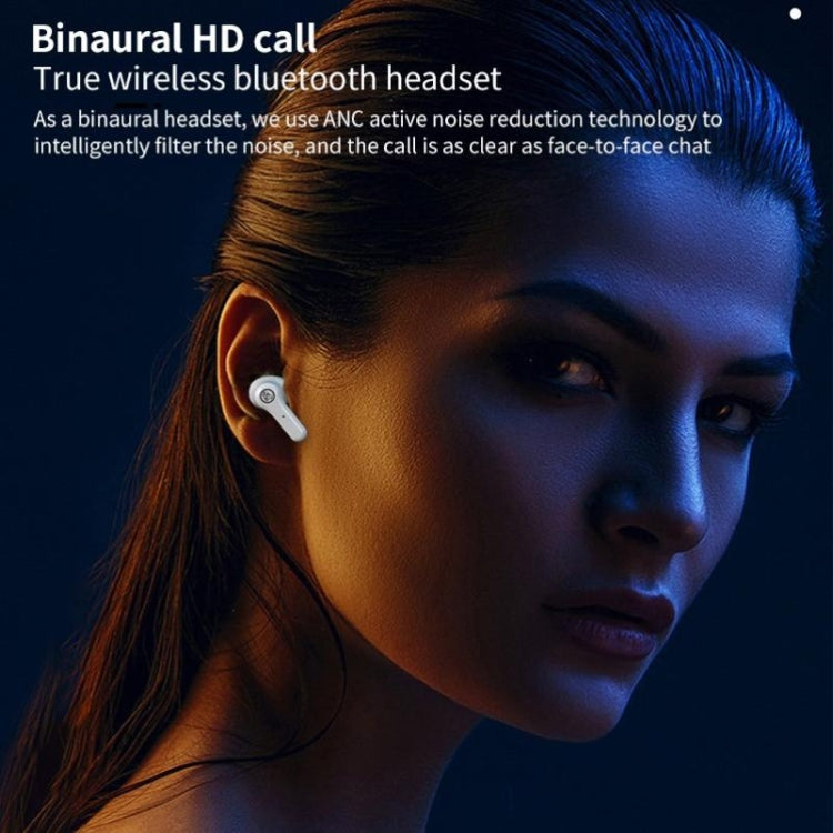 ANC PRO Touch 5.0TWS Master-slave Switch Wireless Bluetooth Headset Intelligent Noise Cancelling(Black)