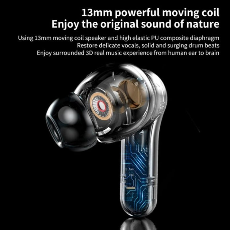 ANC PRO Touch 5.0TWS Master-slave Switch Wireless Bluetooth Headset Intelligent Noise Cancelling(White)