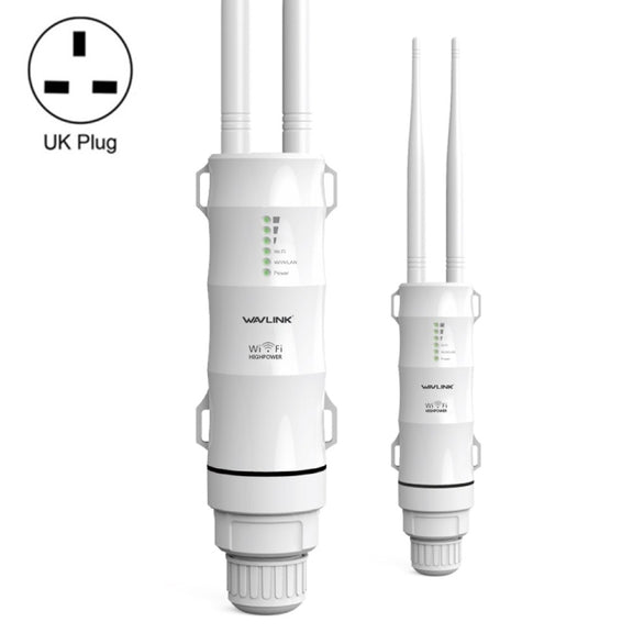 WAVLINK AC600 AP 2.4G/5G Dual Frequency Outdoor High Power Repeater, Pulg Type:UK Plug