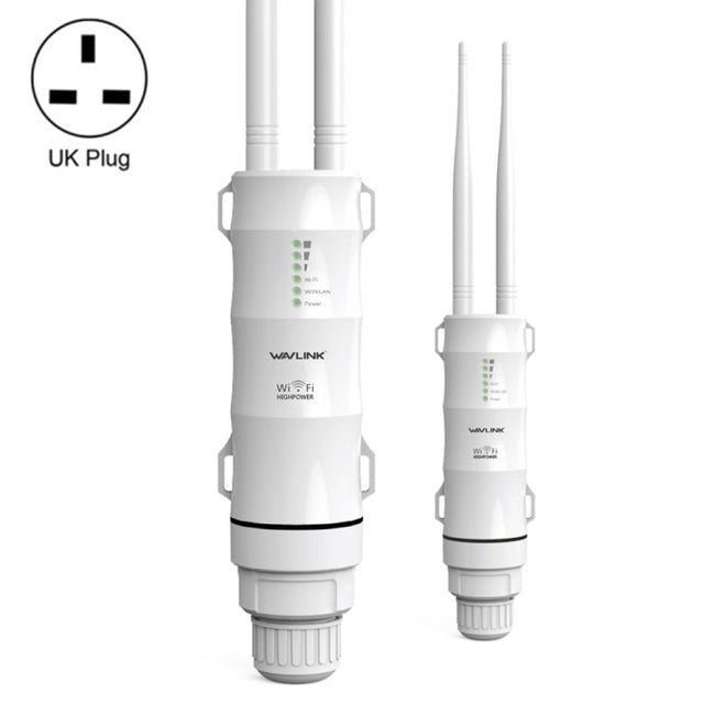 WAVLINK AC600 AP 2.4G/5G Dual Frequency Outdoor High Power Repeater, Pulg Type:UK Plug