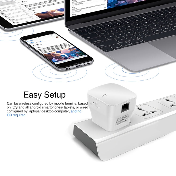 PIXLINK WR12 300Mbps WIFI Signal Amplification Enhanced Repeater, Plug Type:EU Plug