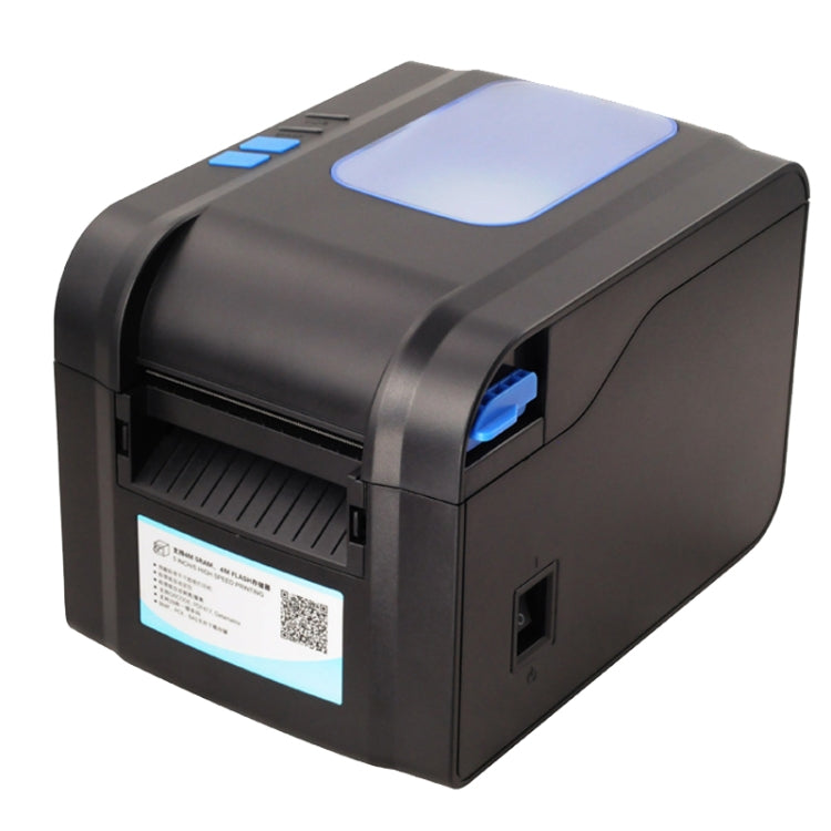 Xprinter XP-370B Barcode Printer Self-adhesive QR Code Printer Label Clothing Tag Thermal Ticket Machine(UK Plug)