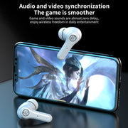 ANC Business Sports TWS Stereo Dual Ears Bluetooth V5.0+EDR Earphone with Charging Box(White)