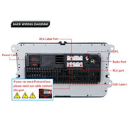 Suitable for Volkswagen 7-inch Car Multimedia Player Navigation Bluetooth Reversing Integrated Machine Android 10.0, Specification: 2+16G