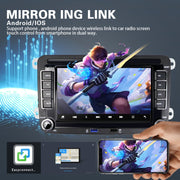 Suitable for Volkswagen 7-inch Car Multimedia Player Navigation Bluetooth Reversing Integrated Machine Android 10.0, Specification: 2+16G