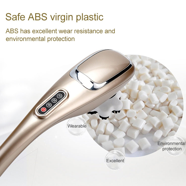 Rechargeable Dolphin Massager Electric Cervical Massage Stick A10 Straight Plug, Plug Type:US Plug