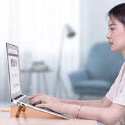 Oatsbasf Portable Storage Foldable Notebook Computer Bracket Heightening Fan Heater(Gray)