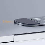 Oatsbasf Portable Storage Foldable Notebook Computer Bracket Heightening Fan Heater(Gray)