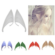 1pair Halloween Elf Latex Ears Cosplay Props, Size: 12cm(Complexion)