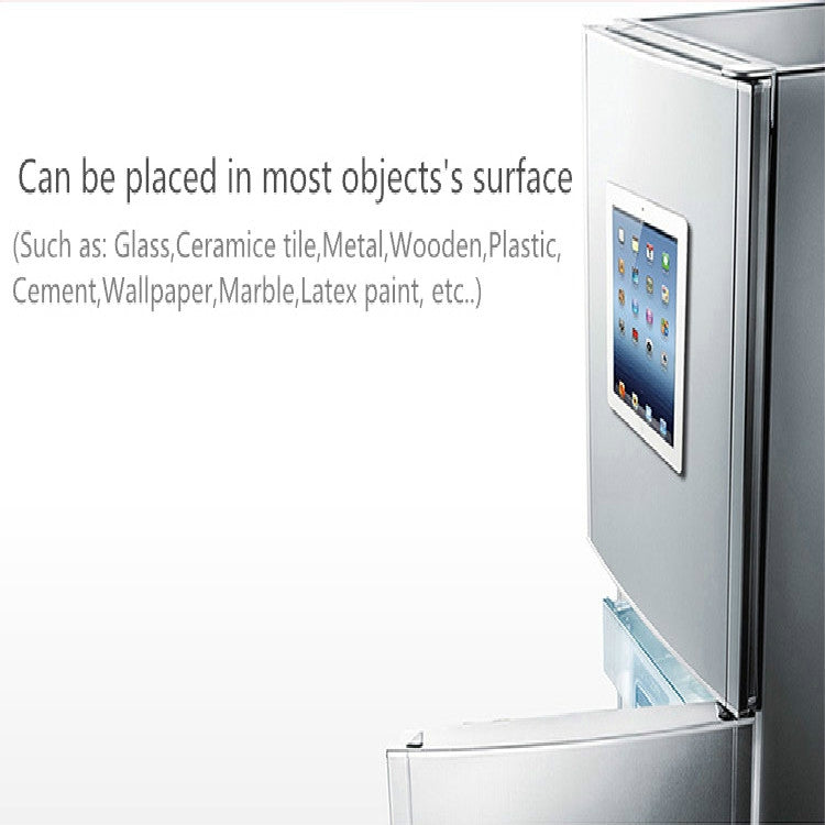 Wall-mounted iPad Magnetic Adsorption Universal Sticker Mobile Phone Wall Bracket(Red B)