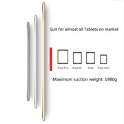 Wall-mounted iPad Magnetic Adsorption Universal Sticker Mobile Phone Wall Bracket(Red B)