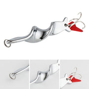 Rotating Metal Spinner Fishing Lure Hard Baits Fish Hook Tackle, Weight:21g