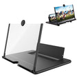 12 inch Pull-out Typed Ultra-clear 3D Mobile Phone Screen Stretching Bracket Amplifier(Black) - Screen Magnifier by PMC TechLife | Online Shopping South Africa | PMC TechLife
