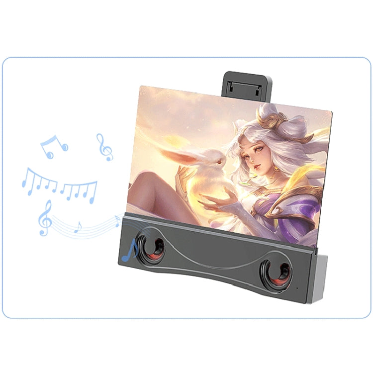 F12 12 inch Dual Speakers Phone Eye Protection Screen Amplifier