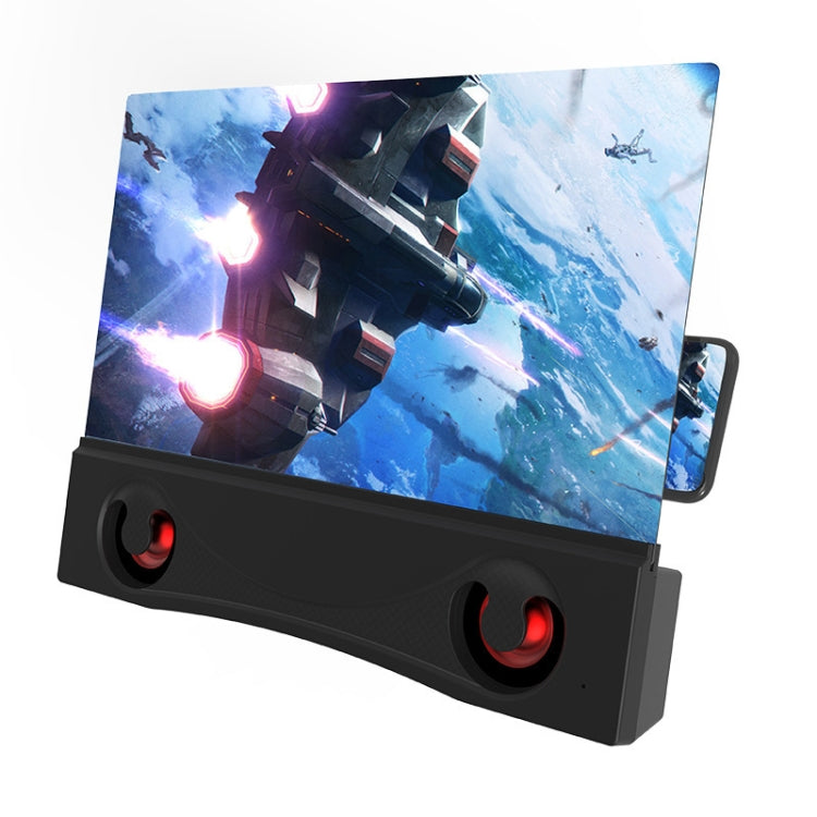 F12 12 inch Dual Speakers Phone Eye Protection Screen Amplifier
