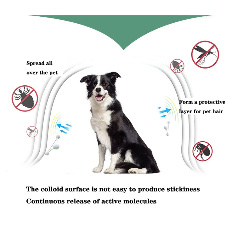 Pet Flea & Anti-Lice Collar Pet In Vitro Insect Repellent Ring, Size:Large Dog/70cm